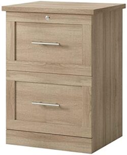 Realspace® 2 Drawer 17D Vertical File Cabinet Spring Oak PopularChairscom   