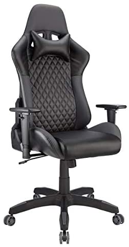 Realspace® DRG High-Back Gaming Chair, Black/Gray – PopularChairs.com