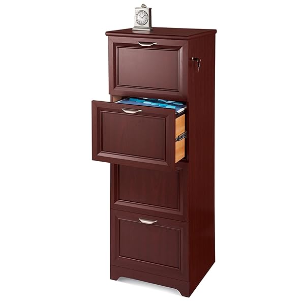 Realspace-Magellan-19D-Vertical-4-Drawer-File-Cabinet-Classic-Cherry-B079RH4FRG