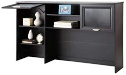 RealspaceMagellan58WHutchforCornerDeskEspressoB07FWF648S PopularChairscom Realspace® Magellan 58W Hutch for Corner Desk Espresso PopularChairscom