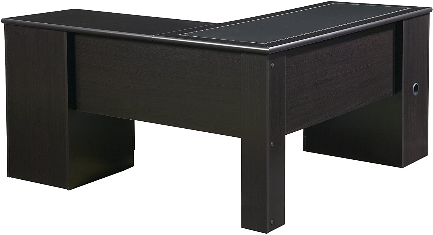 Realspace Magellan LShaped Desk, 30H x 58 3/4W x 18 3/4D, Espresso
