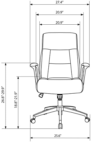 Realspace-Modern-Comfort-Delagio-Bonded-Leather-Mid-Back-Managers-Chair-BlackSilver-B07SWW9JR9-5
