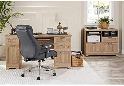 Realspace-Modern-Comfort-Keera-Bonded-Leather-Mid-Back-Managers-Chair-GrayChrome-B07FS3QTKV-8