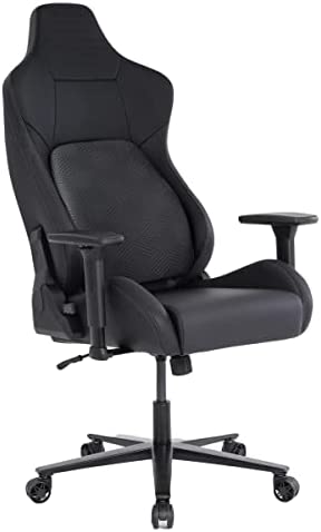 Realspace-RS-Gaming-Vertex-Faux-Leather-High-Back-Gaming-Chair-Black-B09KPQRCKS