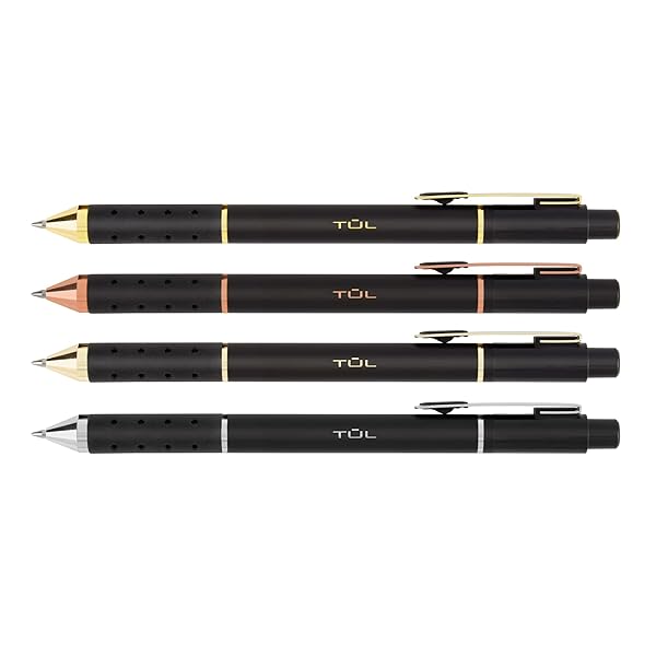 TUL-BP-Series-Retractable-Ballpoint-Pens-Medium-Point-10-mm-Black-Barrel-Black-Ink-Pack-Of-12-Pens-B07X35STV6-2