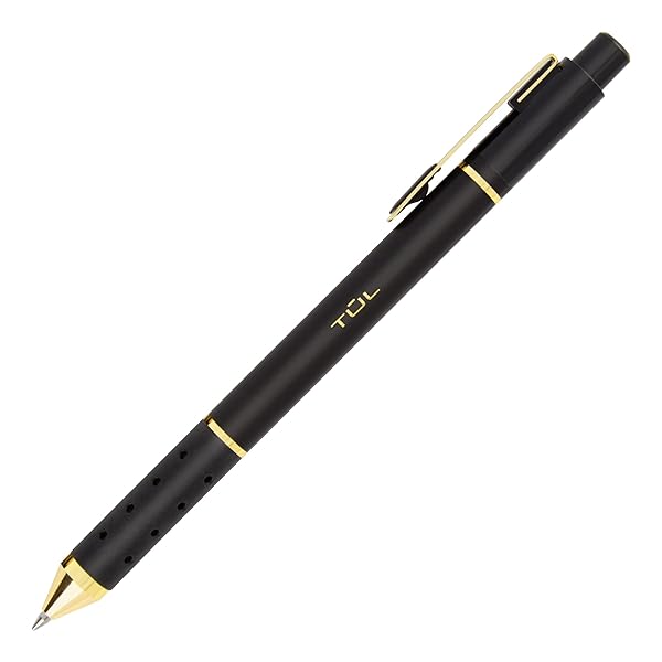 TUL-BP-Series-Retractable-Ballpoint-Pens-Medium-Point-10-mm-Black-Barrel-Black-Ink-Pack-Of-12-Pens-B07X35STV6-3
